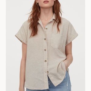 NEW H&M Linen Blend Women’s Shirt (XS)